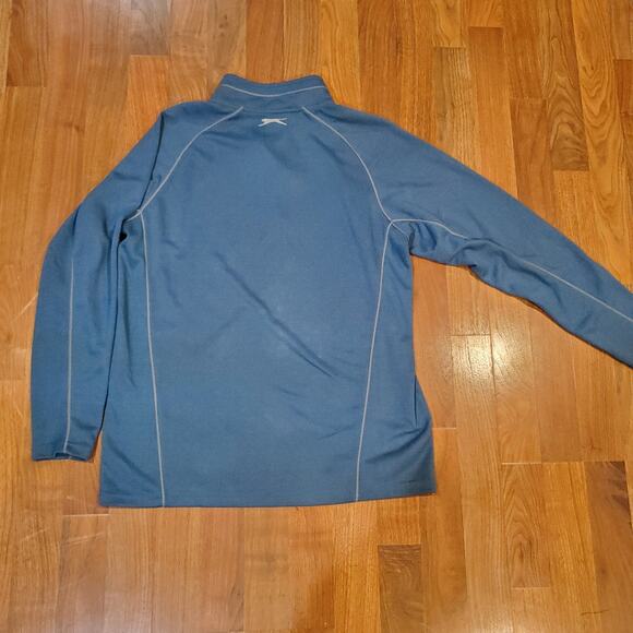 Slazenger Golf Blue Quarter-Zip Pullover Men’s Large - Picture 2 of 6